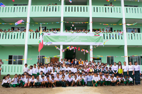현대건설, 미얀마·필리핀서 사회공헌활동