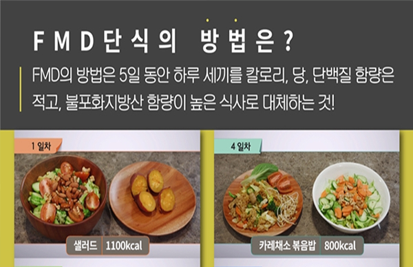 [쿠키영상] 'SBS 스페셜' 먹어도 살 빠지는 단식모방식단 공개 'FMD식단'…