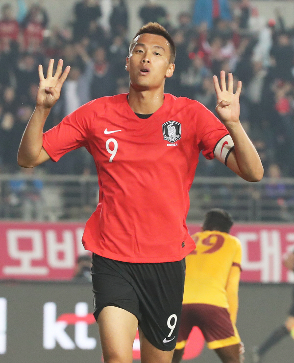 ‘김신욱 4골 폭발’ 한국, 스리랑카에 8-0 완승
