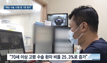 [쿠키건강뉴스] “폐암 수술 환자 10명 중 7명 완치 가능”