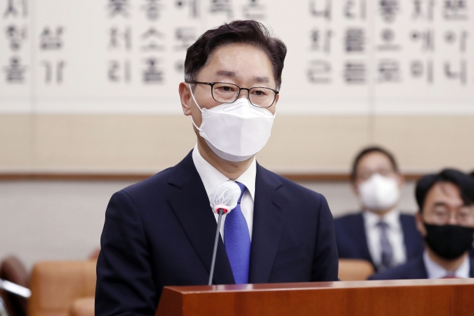 박범계 “文 정부의 마무리 투수… 검찰개혁 완수할 것”