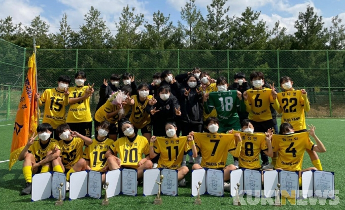 광양여고, 대한민국 고교축구 女帝 등극
