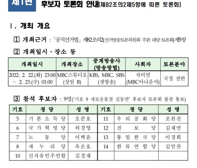 [단독] 김동연, 군소후보 TV토론회 ‘불참’… “충청 일정이 더 유리”