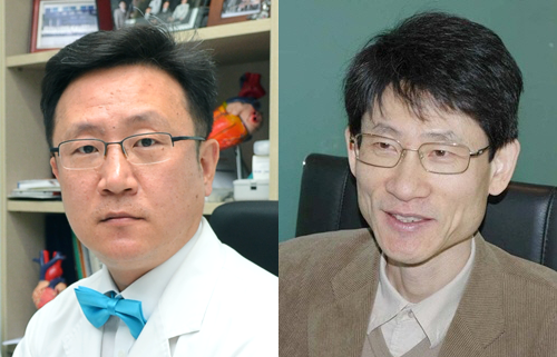 건양대병원 배장호 교수와 한국표준연구원 김원식 박사(사진=건양대병원 제공)