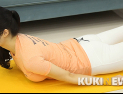 [쿠키영상] 모델 서리나의 엉덩이 군살 빼는 운동…메뚜기 자세