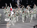 한국 선수단, ‘기수’ 김연경·황선우 앞세워 103번째 입장