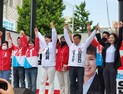 국민의힘, 선거 막날 성남 총집결...김은혜 총력 지원