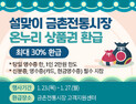 파주시, 설 명절 맞아 금촌전통시장서 온누리상품권 환급
