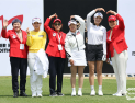전설과 함께 출발한 KLPGA 챔피언십…역대 우승자가 직접 출전 선수 소개