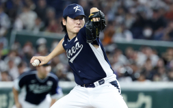 ‘아쉬운 4회’ 곽빈, 일본전 3.1이닝 3실점…3-3 동점 허용