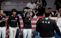 ‘캄보디아 특급’ 스롱 피아비 맹활약…우리금융, 4연승 달리며 PS 진출 청신호 [PBA]