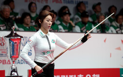 김가영-아야코 승리 합작…하나카드, 팀리그 우승까지 1승 [PBA]