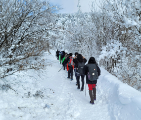 3월에 즐기는 눈꽃 산행