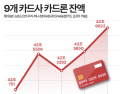 카드론 43조 눈앞…조달금리 뛰는데 카드사는 금리 인하 경쟁
