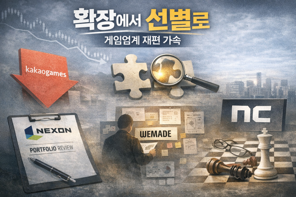 게임업계 전략 변화. 해당 이미지는 인공지능(AI) ChatGPT를 활용해 제작됨.