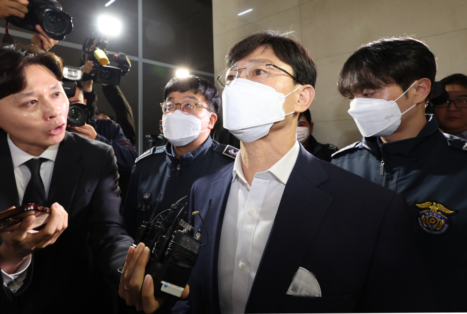 임성근 전 해병대 1사단장이 지난 10월31일 서울 서초구 이명현 순직해병 특별검사팀에 출석하고 있다. 연합뉴스