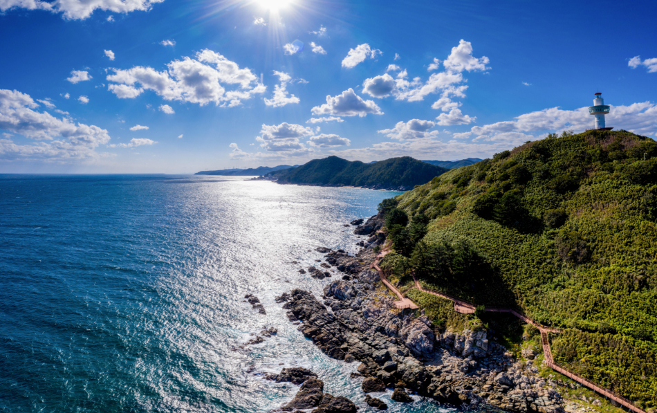 영덕 지질 명소 죽도산. 영덕군 제공