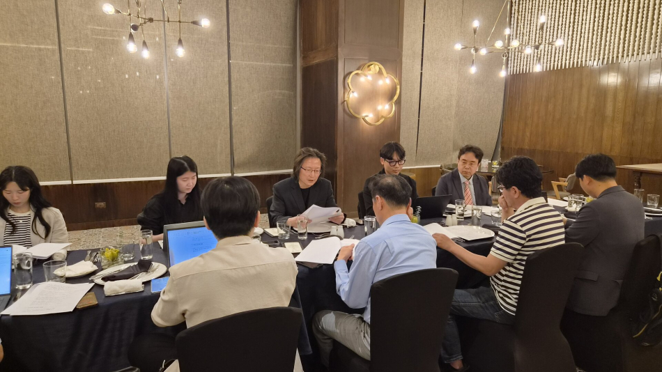 주병기 공정거래위원장이 7일 필리핀 마닐라에서 기자간담회를 진행하고 있다. 공정거래위원회 제공