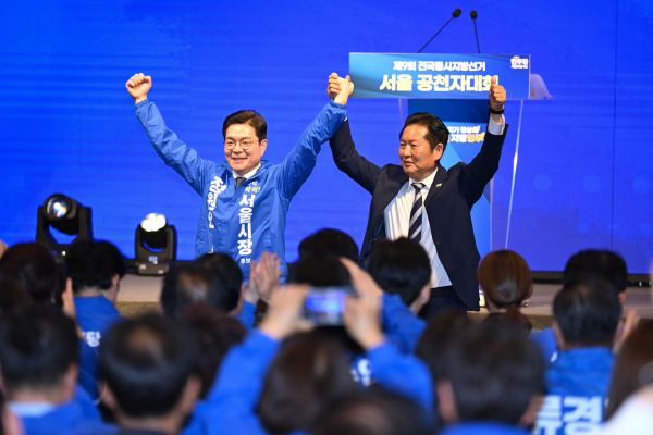 “서울서 가장 거센 파란 바람”…민주당, 지방선거 총력전