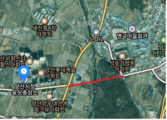 대3-10호선 도시계획도로 노선도.