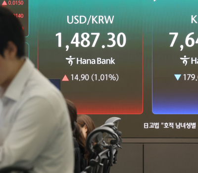 코스피 8000 문턱서 와르르…“AI 국민배당’에 외국인 6.6조 순매도”