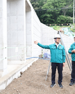 경상남도, 여름철 재해예방사업 현장 점검…“우기 전 공정 마무리 총력”