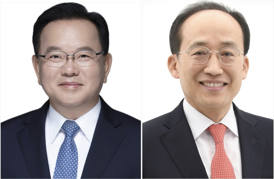 왼쪽부터 더불어민주당 김부겸·국민의힘 추경호 대구시장 후보. 출처=중앙선거관리위원회