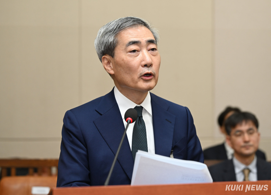 신현송 한국은행 총재 후보자가 지난 4월15일 오전 국회 재정경제기획위원회에서 열린 인사청문회에서 발언하고 있다. 임은재 기자