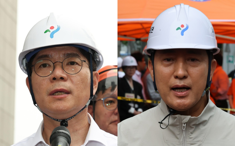 정원오 더불어민주당 서울시장 후보와 오세훈 국민의힘 서울시장 후보. 연합뉴스