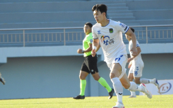 진주시민축구단, K4리그 전반기 단독 선두 확정…함안 원정 4-1 완승