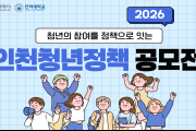 인천시, 청년정책공모전 주거·일자리 등 청년 삶 전반의 정책 아이디어 공모