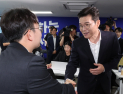 환호하는 정원오 캠프 [쿠키포토]