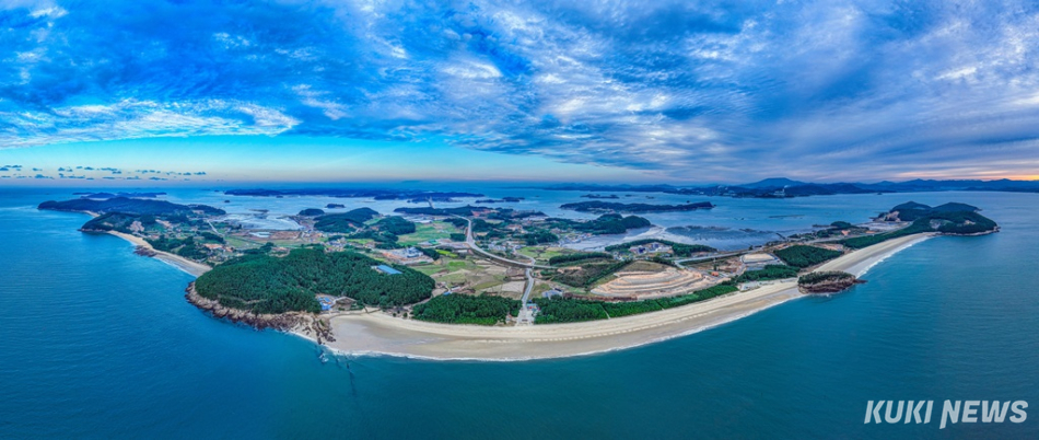 원산도 전경.