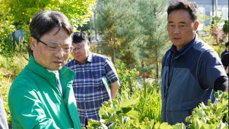 박은식 산림청장, 산림 신품종 재배단지 방문 [쿠키포토]