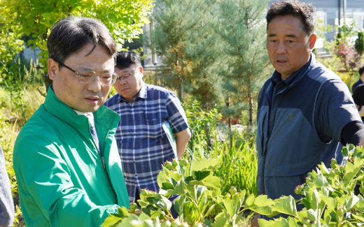 박은식 산림청장, 산림 신품종 재배단지 방문