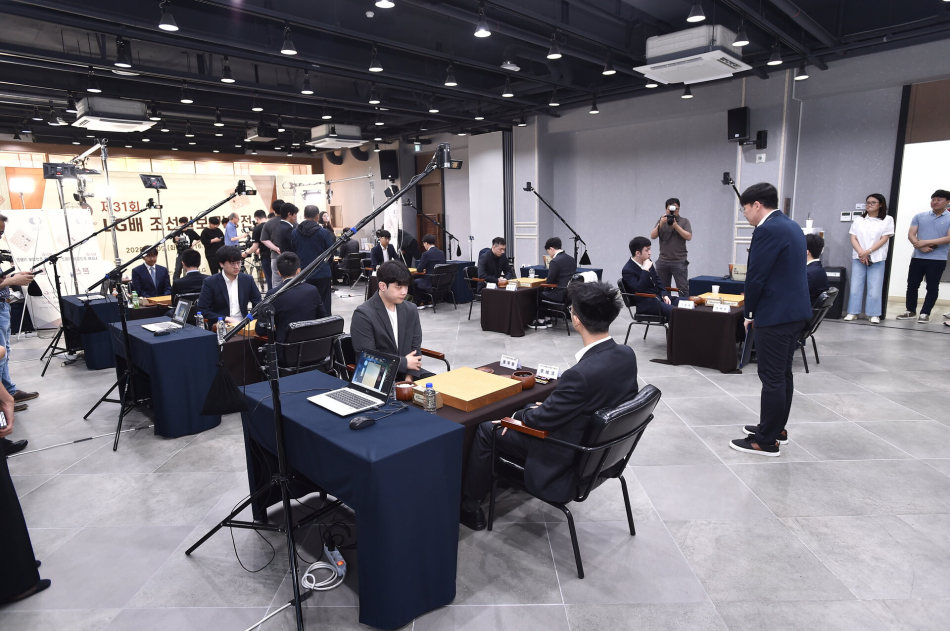 제31회 LG배 24강전 전경. 한국기원 제공