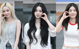 카리나·윈터·권은비, 월드컵 원정 응원…멕시코行 [쿠키포토]