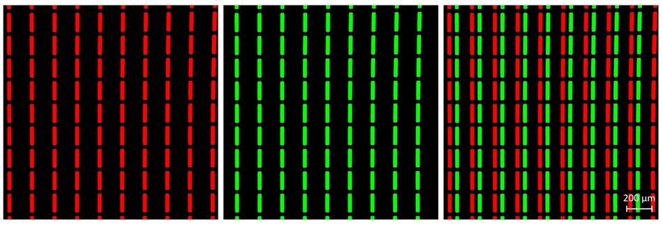 산업용 잉크젯 프린팅을 통해 제작된 적색/녹색 QD 화소의 photoluminescence 특성. ETRI