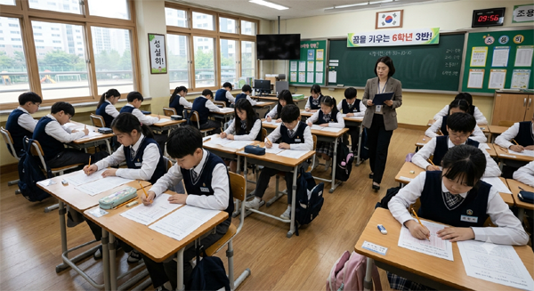 학벌없는사회를 위한 시민모임이 전남광주통합특별시교육청의 ‘서·논술형 100% 평가’ 도입 계획에 대해 교육 현장의 혼란과 사교육 확대 등을 우려하며 전면 재검토를 촉구했다. /AI 생성 이미지