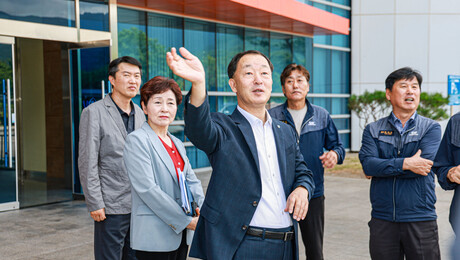 유명현 산청군수, 기업 현장 소통 나서…지역경제 활성화 본격화